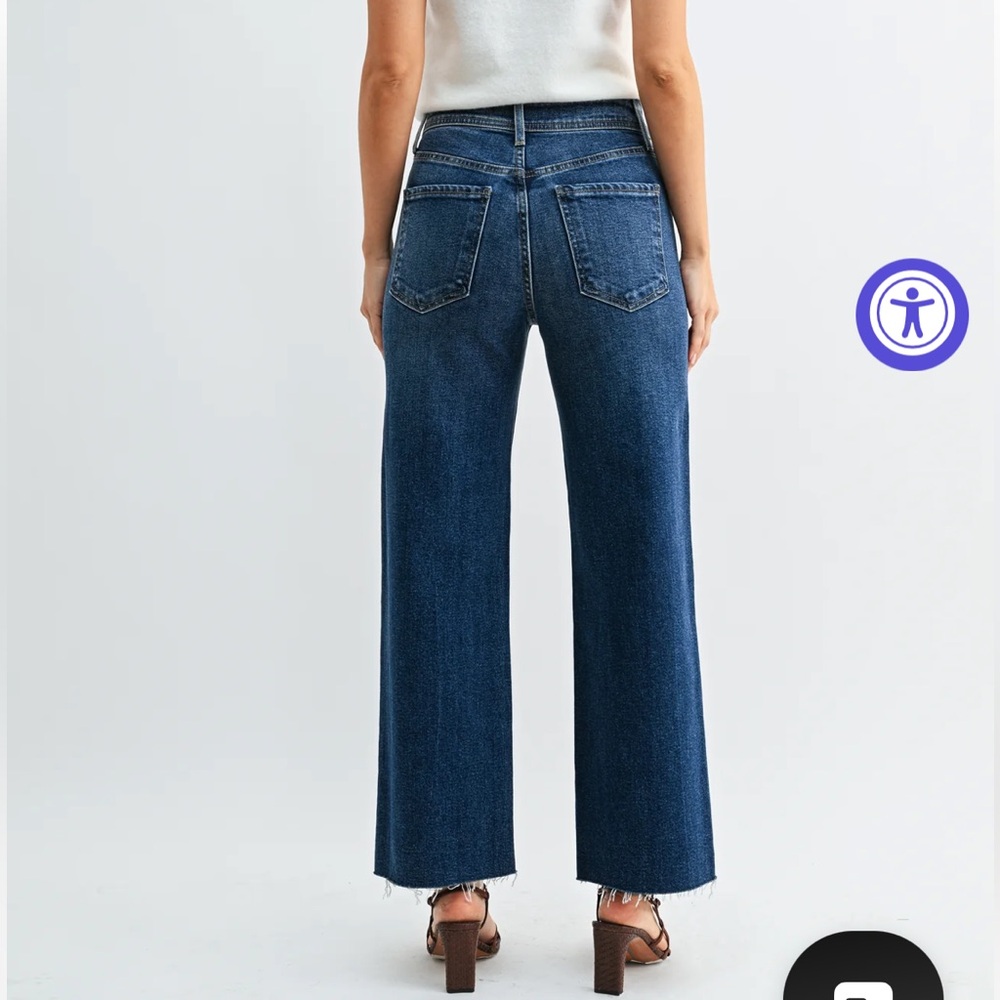 NWT Just Black Denim Wide Leg Jeans - Picture 3 of 9